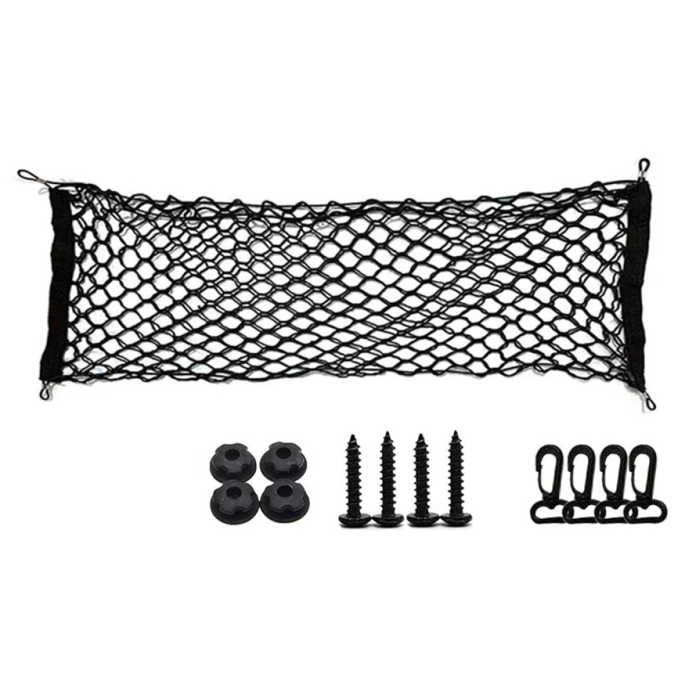 Car Cargo Net Car Trunk Net Rear Back Cargo Trunk Storage Organizer Luggage Net(Doublelayer90x30cm) 9067246765101