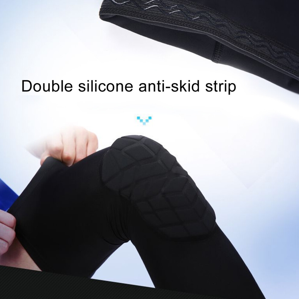 Sport Cellular Basketball Knee Pad Breathable Elastic Anticollision Black M-Xxl 7901362128308