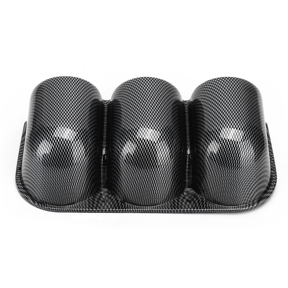52Mm 2In Carbon Fiber 3-Hole Gauge Mount Holder Auto Car Dash 4971362129462