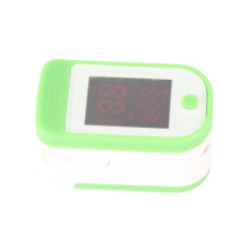 Green Fingertip Pulse Oximeter with Digital LED Display