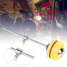Hochwertiger Trommelstab-Schlägel Metall Silikon Gelb für Drums & Percussion