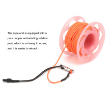 Plastic Wire Reel Dual Heads Buoy Rope Guide 7x2.4cm Pink
