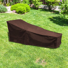 Wasserdichter Outdoor-Loungesitzbezug 208x76x41cm Kaffee Beige