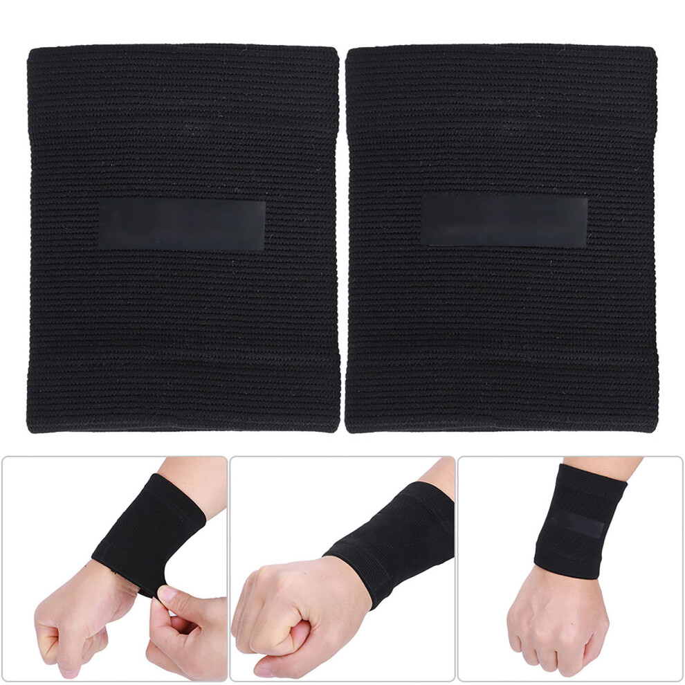 Outdoor Sports Black Wrist Guard for Stability and Pain Relief
