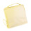 (1 Pack) Standable Makeup Bag - Multi-Compartment Storage-White 1