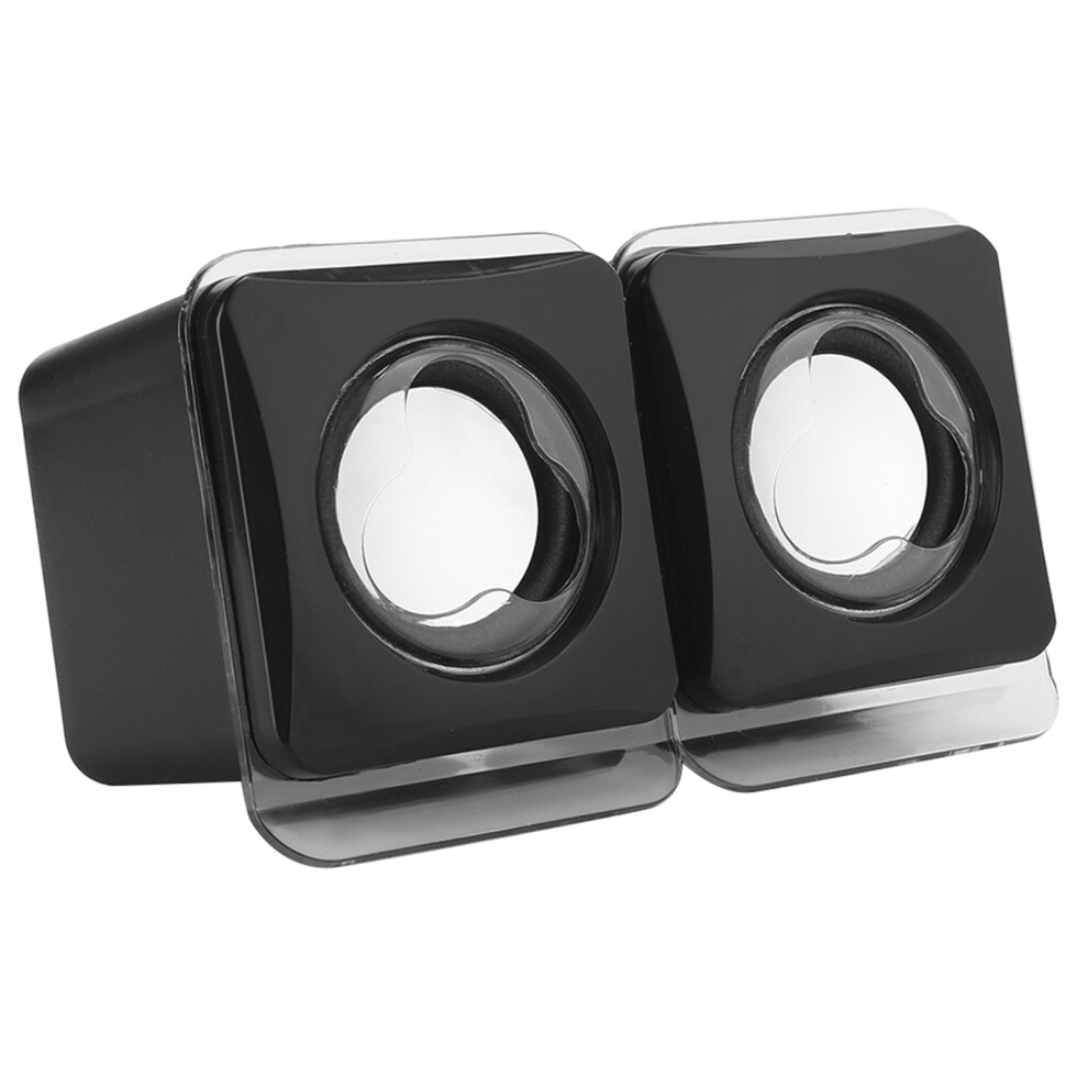 Mini Usb2.0 Desktop Stereo Computer Speaker Abs Material Compact Multimedia Sound System 8161362134023