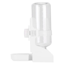 Plastik-Hänge-Napf für Haustier-Wasser und Futter - 20,5 x 15,5 x 7,5 cm, Weiß