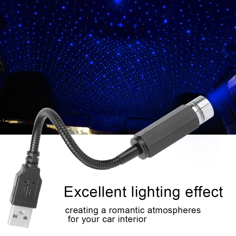 Usb Star Projector: Romantic Ambient Ing For Car Interior Light/Purple 4611362134805