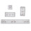 Mini Black Dogs Pattern Keycaps Set for Mechanical Keyboard (4 pcs) 7