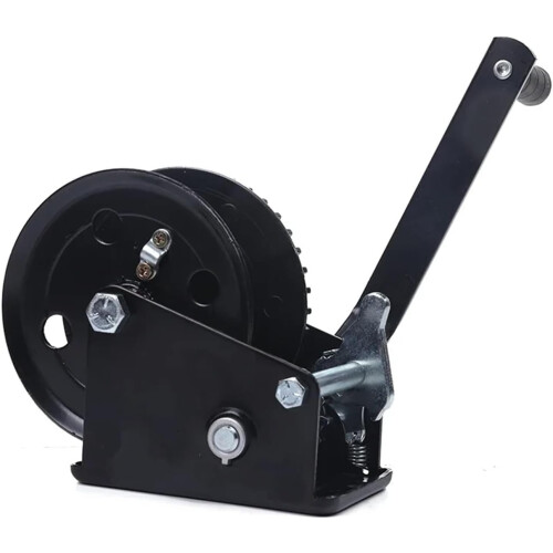 DIKKAC 1000Lb Manual Winch Without Rope And Hook 1