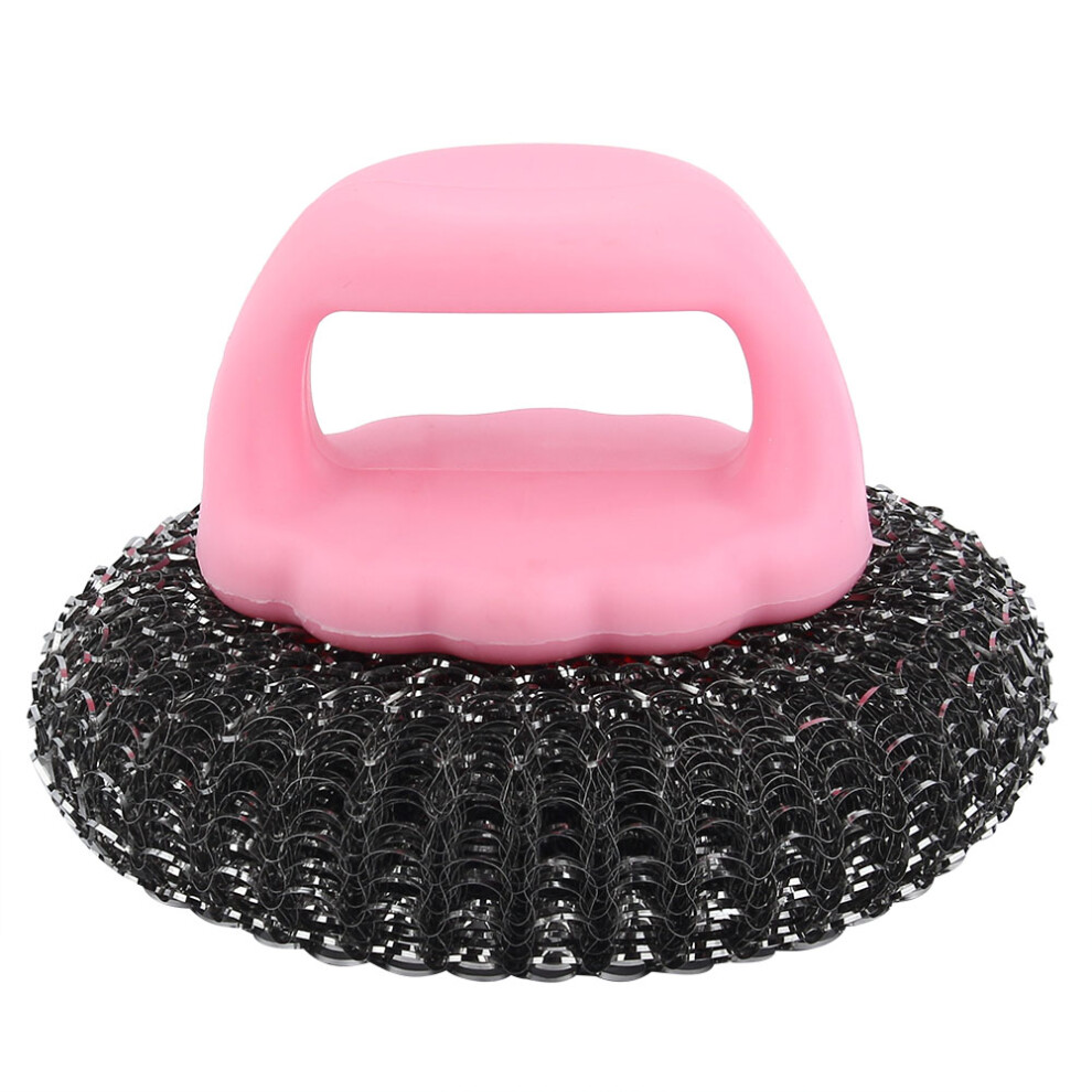 Soap Dispensing Scrub Brush, Non-toxic and Odorless Stainless Steel Wire Brush with Thick Handle, Multi-purpose Scrubber for Pots Ladle Sink Tableware-image-OPC-PMZVVPG-NEW