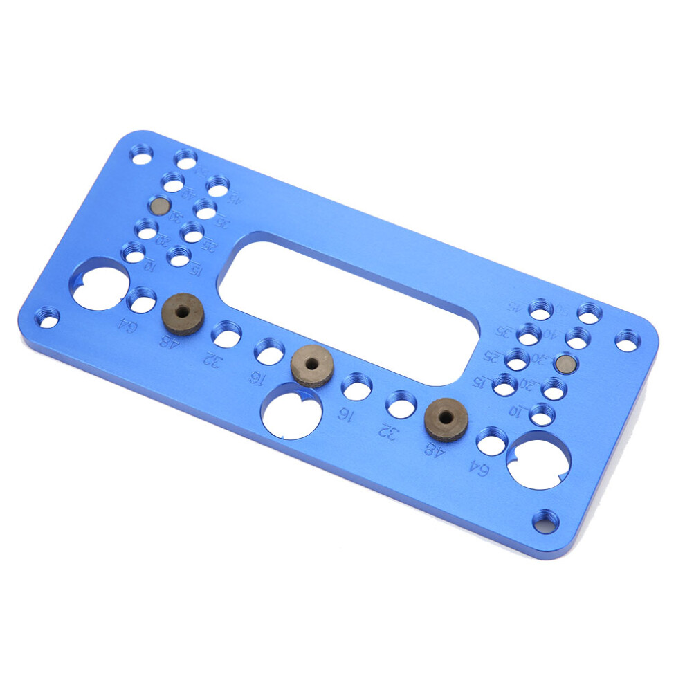 Precision Hole Puncher 08610A Type Blue Aluminium Alloy Jig For Woodworking 8471362135693
