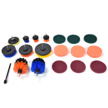 19-teiliges Bohrbürsten-Aufsatz-Set,