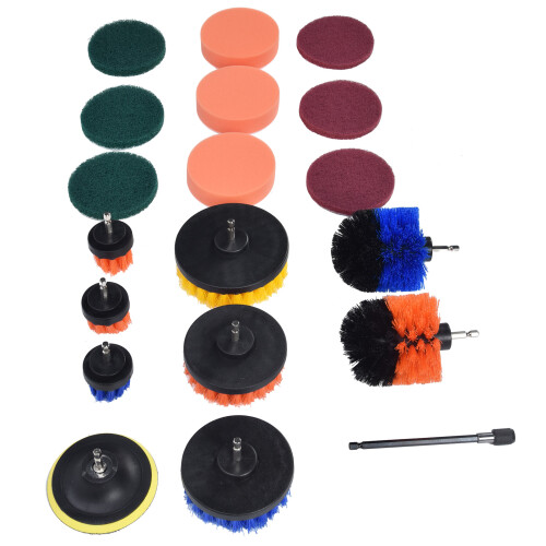 19-teiliges Bohrbürsten-Aufsatz-Set, 1
