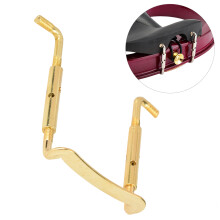 Fiddle Brass Chinrest Schraubklemme für Violine DIY Ersatz Goldbeschläge