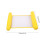 Inflatable Water Float Bed – 130x70cm, Yellow, Thickened PVC Pool Chaise 9