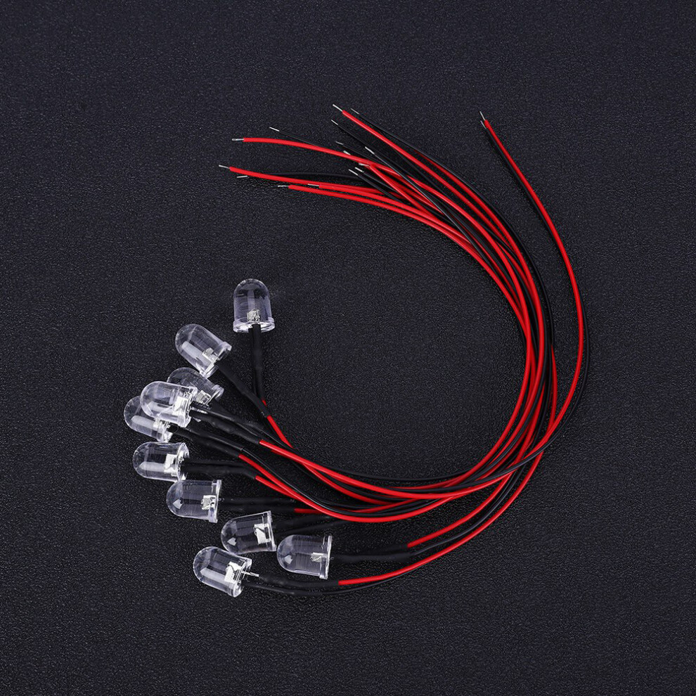 Colorful Slow Flash 10Mm Led Diodes 50Pcs Pre Wired 12V Lighting 9421362136397