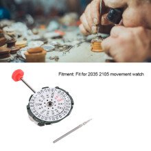Armbanduhr mit Quarzwerk und Doppelkalender für 2035 & 2105, Legierung, 26mAh