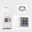 Square Interface 150MM AC Exhaust Duct Connector Durable ABS 9