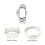 Square Interface 150MM AC Exhaust Duct Connector Durable ABS 6