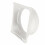 Square Interface 150MM AC Exhaust Duct Connector Durable ABS 7