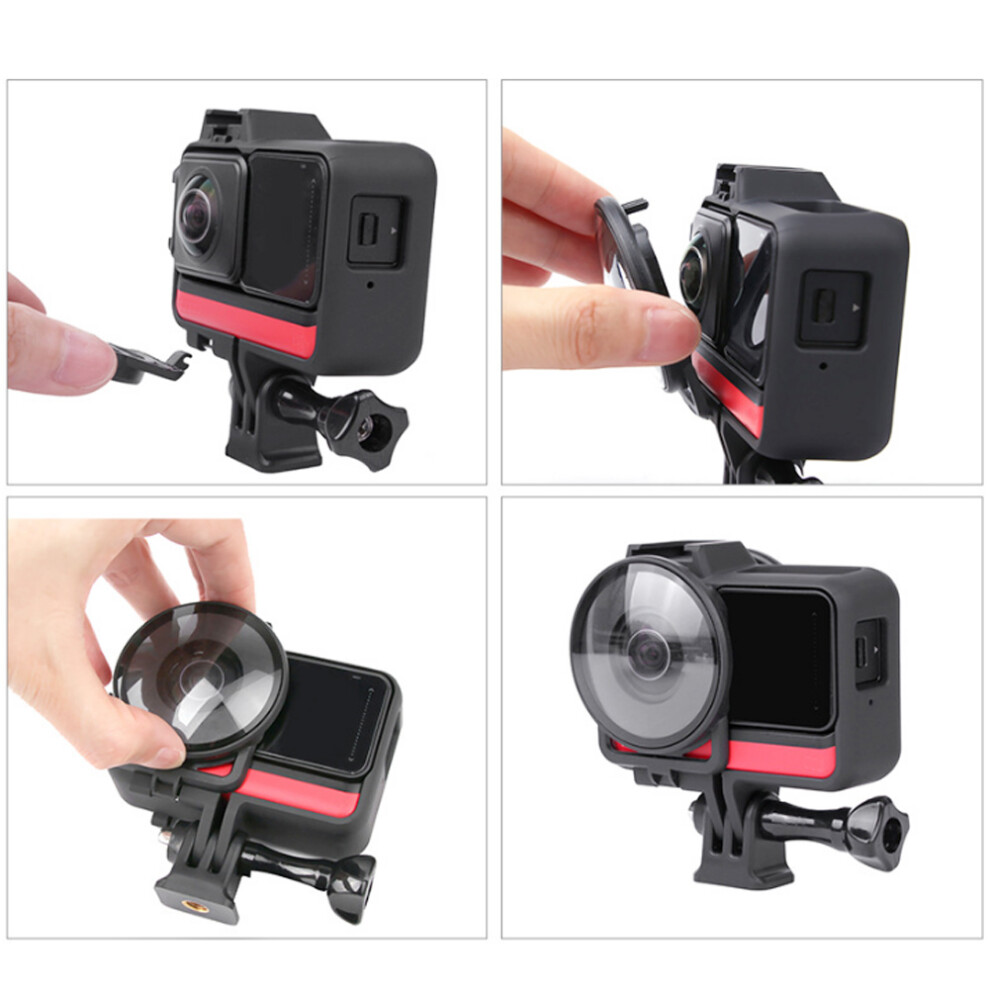 2Pcs Waterproof Plastic Lens Protector For Insta360 One R Camera Light 4611362141452