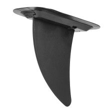 PVC Surfboard Fin Set, Size 4, Black, 22x18cm Inflatable Watershed