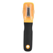 Descascador de milho em aço inoxidável antiferrugem com lâmina vertical serrilhada para remoção sem esforço, ferramenta para remover grãos de