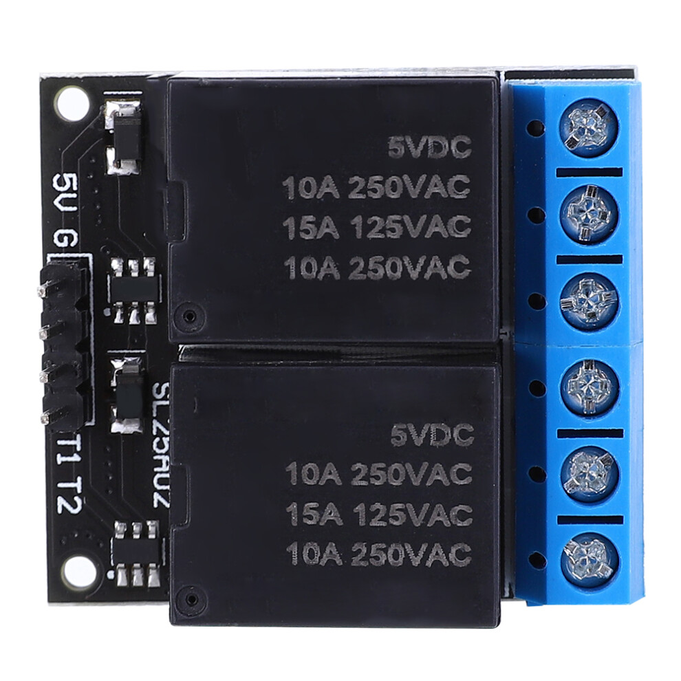 Sl25a02 5V 2-Channel Bistable Relay Module Low Level Trigger Compact 8341362144165