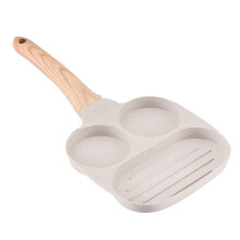 Mehrteilige Bratpfanne mit vielseitiger Kompatibilität, robuste und langlebige Antihaft-Frühstückspfanne, 3-in-1-Design für Omeletts und