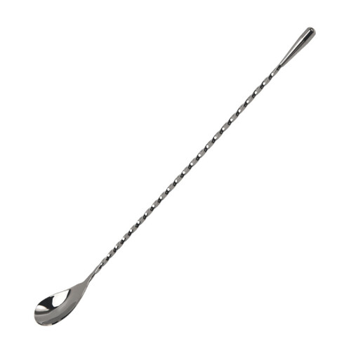 Barware Essential, Twisted Spiral Cocktail Stirrer Long Handle For Home Bar, Cafe