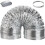 Conduit de ventilation en feuille d'aluminium, grande flexibilité et utilisation polyvalente dans les systèmes d'évacuation, résistant à la 1