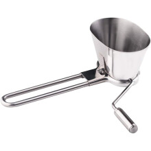 Moară rotativă pentru mentă, tăietor din oțel inoxidabil, design ergonomic al mânerului pentru tocarea rapidă și ușoară a legumelor