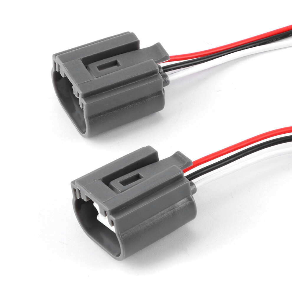 2Pcs H13 9008 Ceramic Socket Heat Resistant Wire Harness Adapter Light 8291362144316