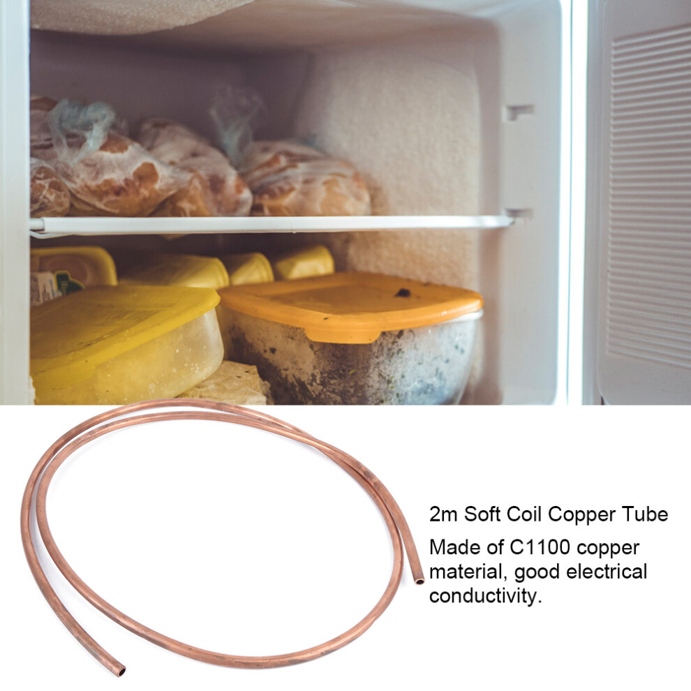 2M C1100 T2 Copper Coil Tube 10Mm Od Bendable For Hvac Applications 7611362144658