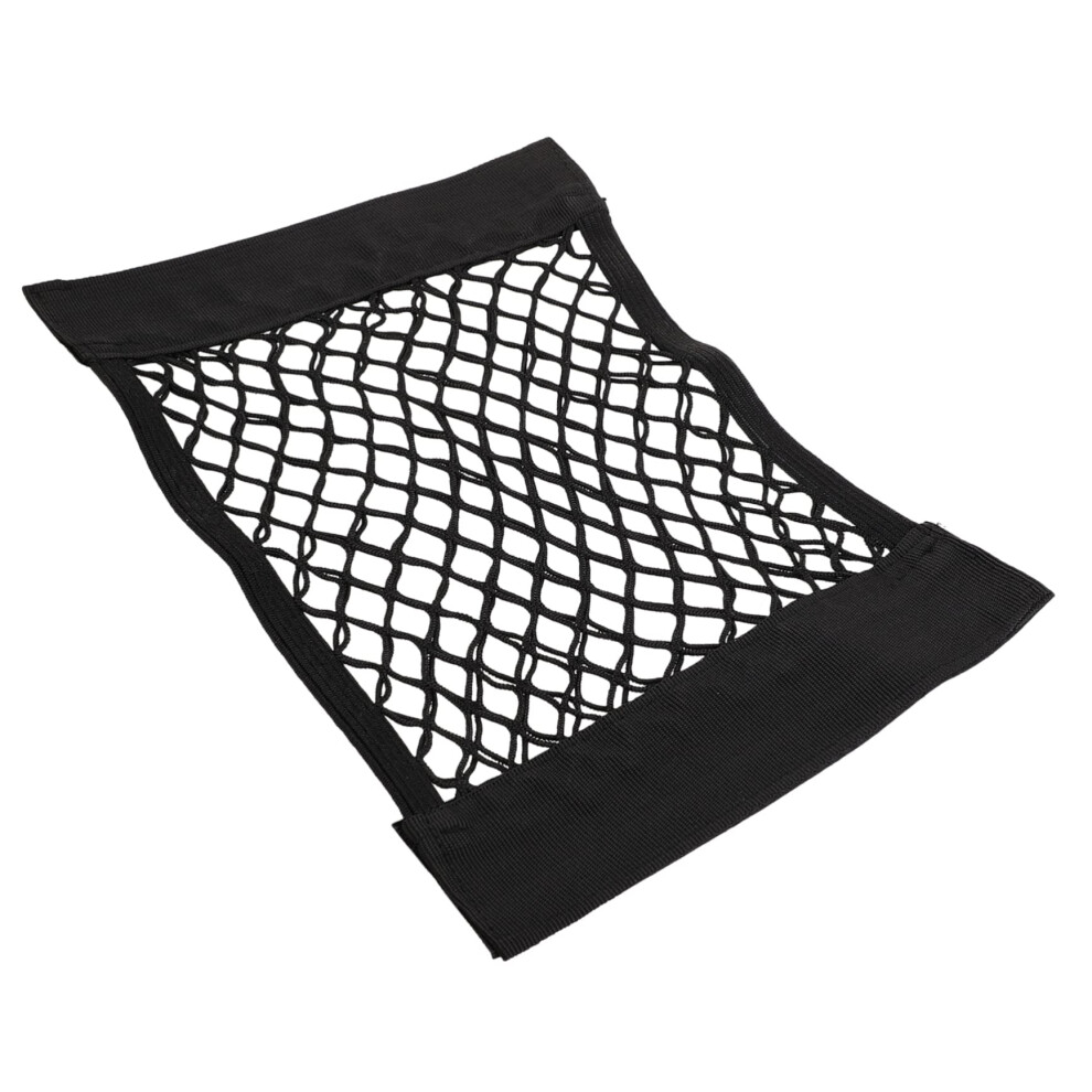 Rear Car Mesh Holder Car Storage Net Bags Car Organizers And Storage Adhesive Mesh Cargo Net For Car Vehicle Net 40X25cm Black 9067246766863