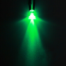12V Vorgekabelte grüne LED-Perle 3mm Rundlicht für Modellbau & Beschilderung