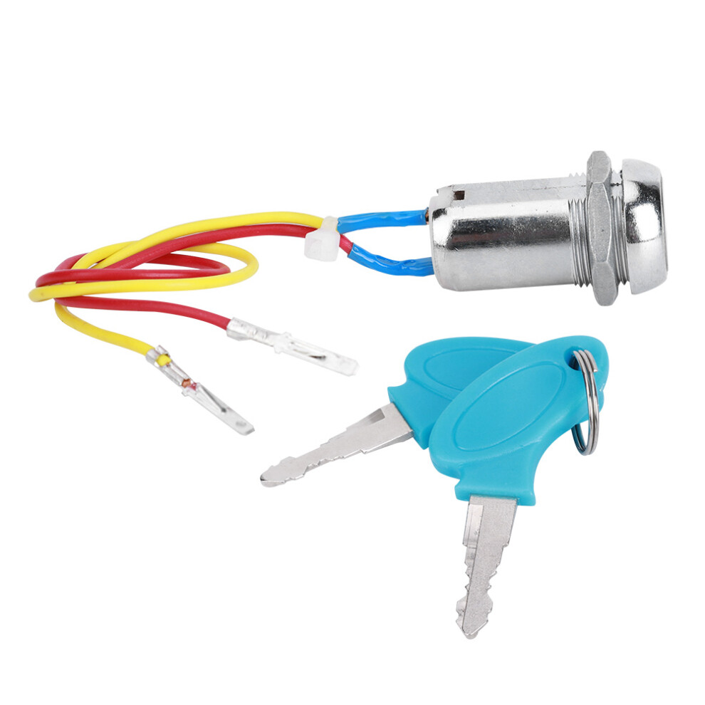 Electric Scooter Lock With Metal Construction Ignition Key Switch & Power Lock 8731362146397