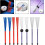 Multicolor Retractable Drum Brushes Designed for Jazz Musicians, Provides Lower Volume Playing Experience (AN22Red) 4