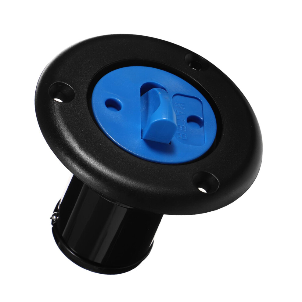 Rv Water Inlet Cap Deck Filler Replacement For Camper Fresh Water Tank Two-Tone Reliable Rv Part For Motorhome And Boat Use Black/Blue 9323874002620