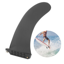 8in Eco PVC Surfboard Fin Balancing Paddle Board Accessory Black