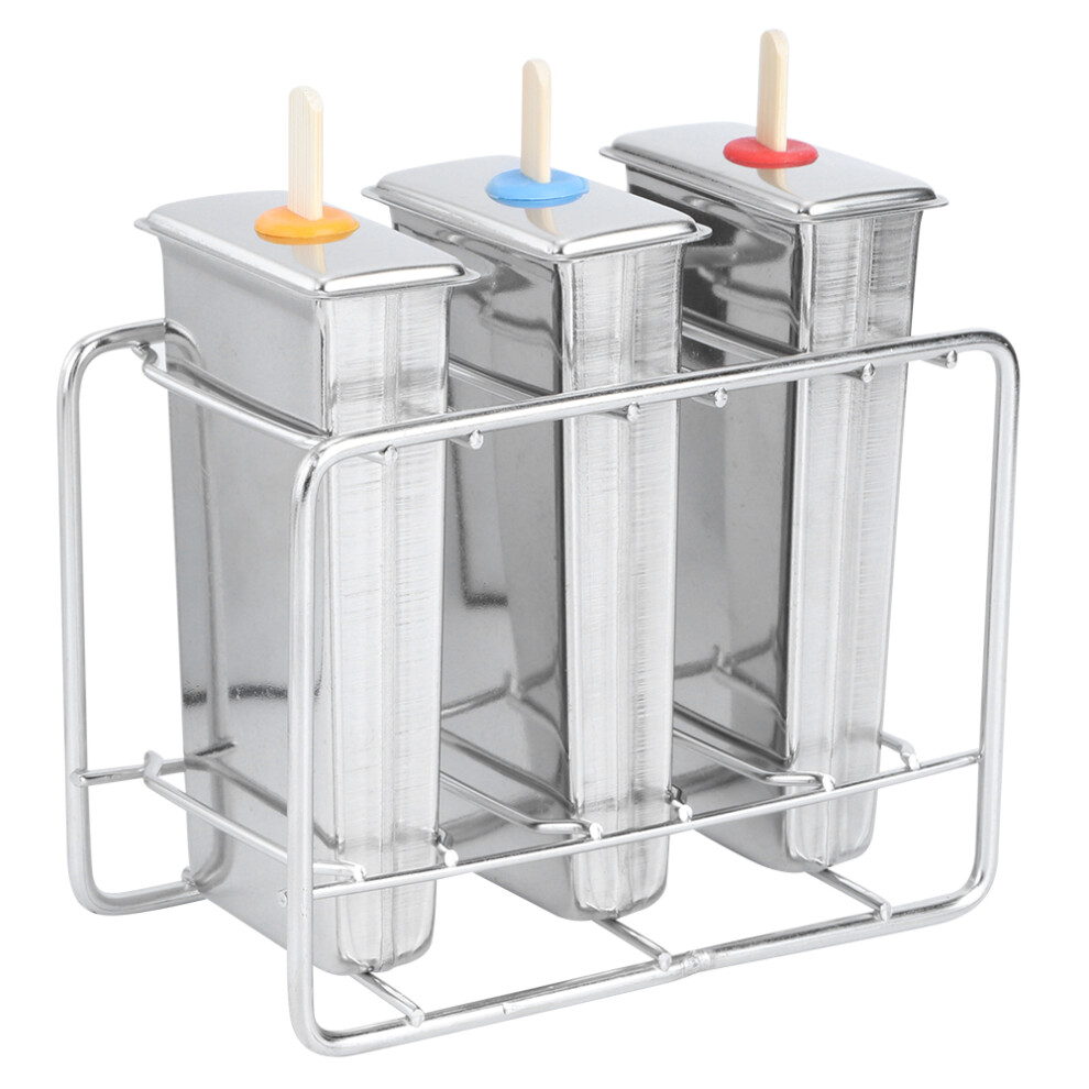 304 Stainless Steel Ice Cream Mold Kit with Brush, 12.5x6x8.5cm-image-OPC-PMZVZYV-NEW