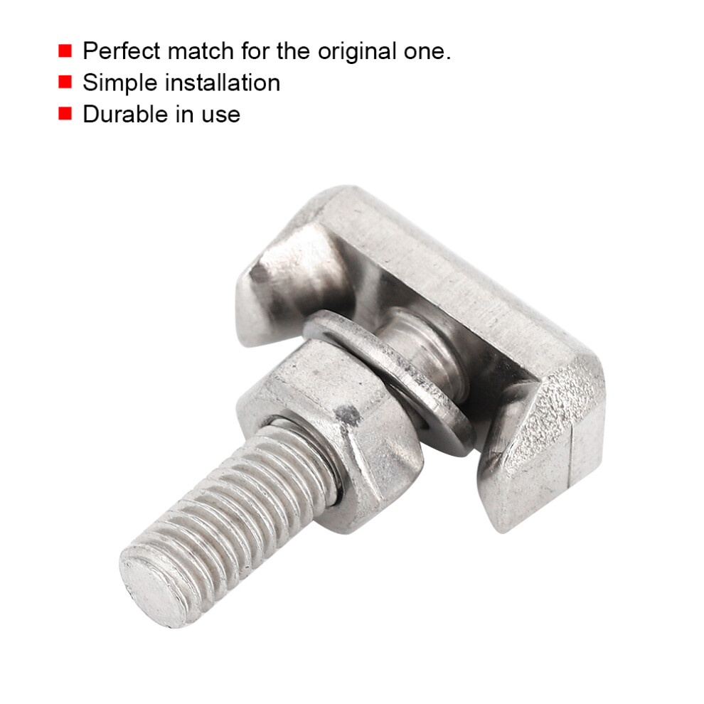 10Pcs Stainless Steel T Bolt Battery Cable Connectors 19116852 7691362149273