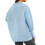 Herbst/Winter Damen gestrickter blauer Pullover mit langen Ärmeln, lässiges Pullover-Muster, Größe M 1