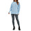 Herbst/Winter Damen gestrickter blauer Pullover mit langen Ärmeln, lässiges Pullover-Muster, Größe M 5