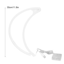 Niedliches Mondförmiges USB-Nachtlicht - 30x19 cm, PVC, Partydekoration