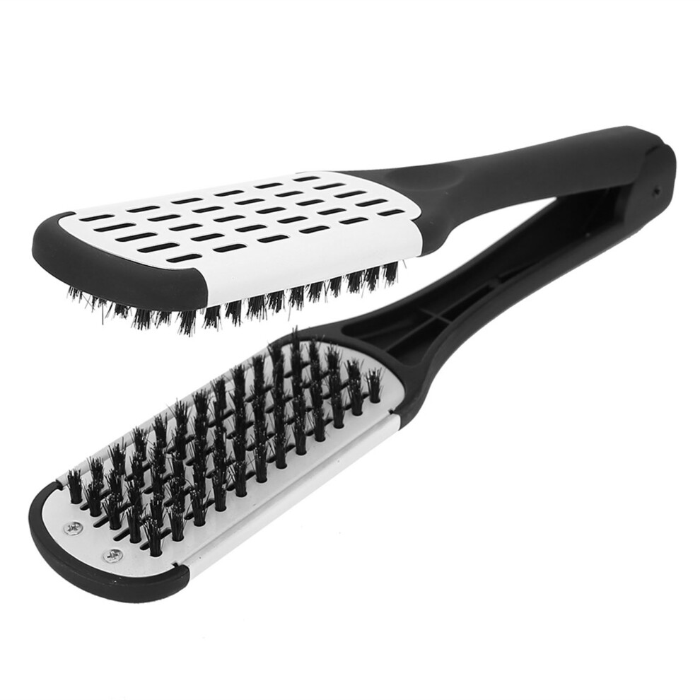 V Shaped Clamp Hair Straightening Comb Styling Hairdressing Tool