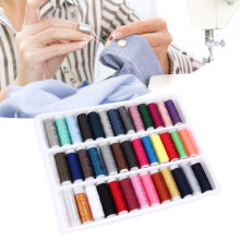 39 Stück bunte Polyester-Nähgarnset 204g für Kleidung & DIY