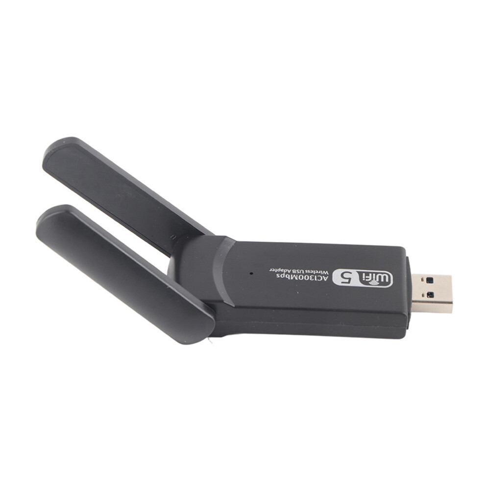 Dual Antenna Wifi Adapter 1300Mbps Usb 3.0 Network Card With Disk For Win/Mac 6931362152400