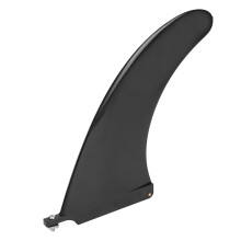 9 inch PVC Watershed Fin Accessory for Surfboard Tail Rudder Split Design Black